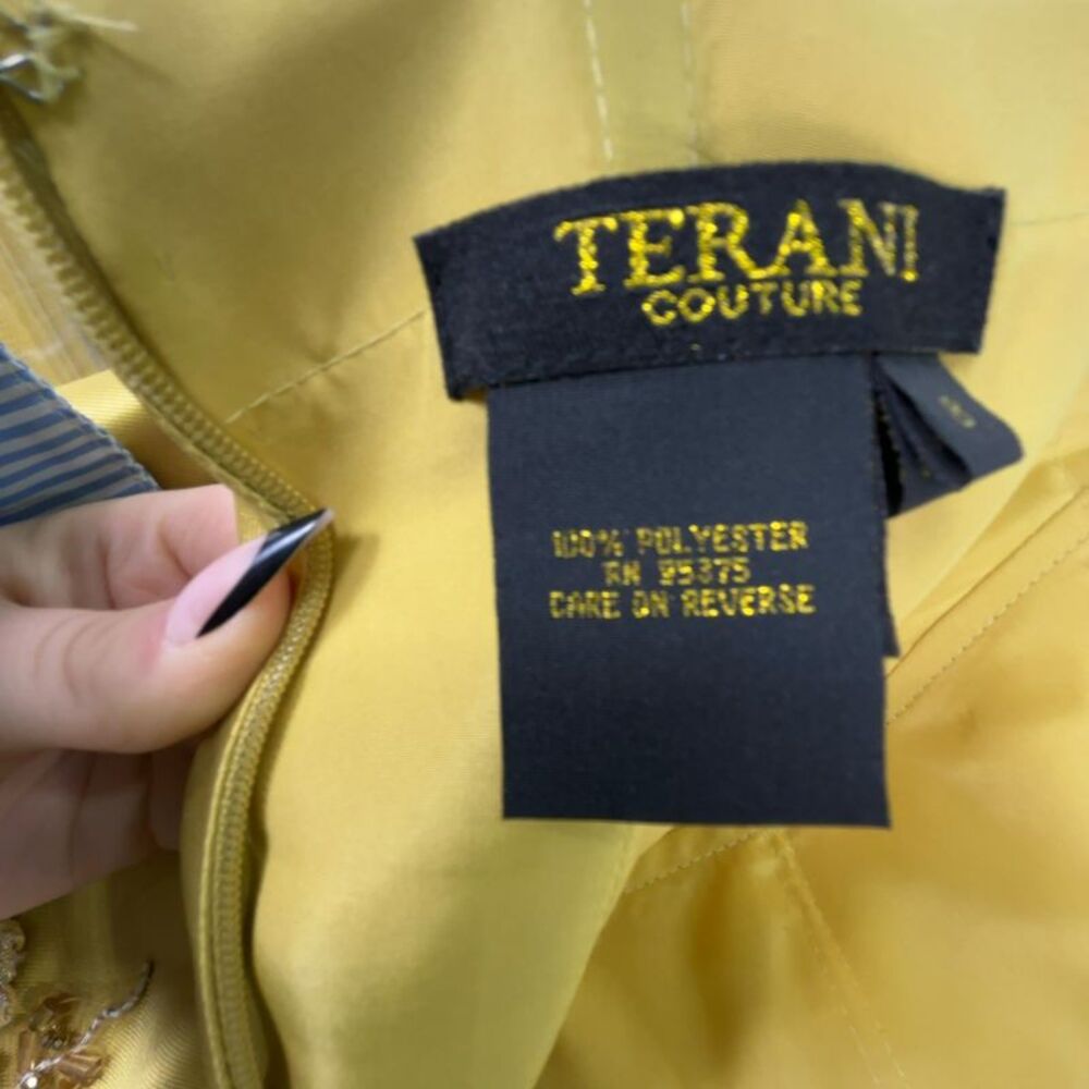 Terani Couture Satin Mother of the Bride Dress - Picture 7 of 7